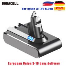 Batteria al litio 21.6V 6Ah V6 per Dyson DC62 DC59 DC58 SV03 SV04 SV09 V6 Animal Motorhead V6 Absolute V6 Fluffy aspirapolvere