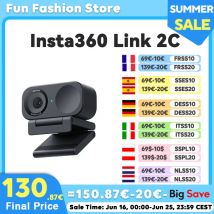 Insta360 Link 2C Insta360 Link 2C kamera internetowa dla PC Mac AI z redukcją szumów mikrofon