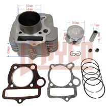 Motorrad Big Bore 54mm Zylinder Kit Motor für LIFAN YinXiang YX125 YX 125cc 153FMI Kick Start Pit Dirt Bike Motor Motoblock