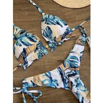 2021 Set bikini sexy 2 pezzi Hot Stamp Sport Costumi da bagno Donna Beachwear Push-Up imbottito Costume da bagno Body Bagnante squisito