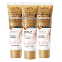 3pcs SADOER Anti Crack Hand Foot Cream Anti-Drying Heel Cracked Repair Feet Mask Removal Dead Skin Moisturizing Feet Care