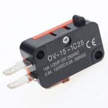 10 teile/los Große mikroschalter V-15-1C25, silber punkt V-15-IC25 mikrowelle, kontaktieren schalter, kupfer punkt taktschalter