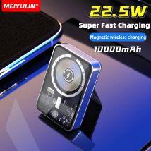 10000 mAh Magnetische Drahtlose Power Bank Mit Ständer 5000 mAh USB C PD20W Schnelle Lade Externe Batterie Für iPhone 16 Samsung Xiaomi