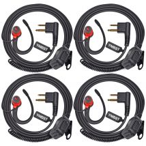 G-Shaped Walkie Talkie Earpiece Security Headset with Mic Compatible with Motorola CP040 CP140 CP88 CP1200 GP2000 2 Way Radio