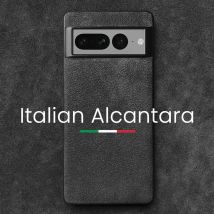 Custodia YMW ALCANTARA per Google Pixel 9 Pro XL 8 7 7A 6A 6 5 interni Sportscar di lusso stessa