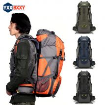 1 Stück Wanderrucksack – 50 l Rucksack-Rucksack, leicht, bequem, atmungsaktiv, Camping-Reiserucksack für Männer und Frauen
