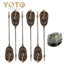 YOTO Mangiatoie per carpe, mangiatoie anti-groviglio a lunga alimentazione, cambio rapido di peso, da 20 g a 60 g (5 misure)