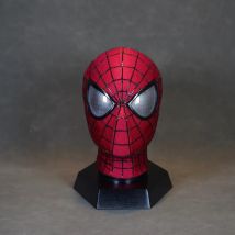 Ręcznie robiona maska cosplay Spider-Mana 2, wersja Garfield, dokładna do filmu, Peter Parker, rękodzieło, przedmiot kolekcjonerski na prezent.
