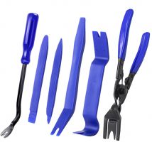 6Pcs Auto Demontieren Werkzeuge Kit Kunststoff Auto Tür Clip Panel Trim Radio Dash Audio Entfernung Installer Hebeln Kit Umwandlung reparatur
