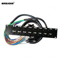 NMBJCKO 16-Kanal XLR TRS Combo Splitter Snake Cable – 3' und 10' XLR-Stämme