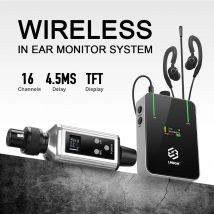 LMBGM AR9 In-Ear-Mono-Monitor mit 16 Signalkanalen und hochauflösendem TFT-Bildschirm, geeignet für Aufnahmestudios und Besprechungen
