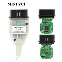 Strumento diagnostico per Auto VCI per TOYOTA TIS Techstream v17.20. 013 mini vci FTDI per J2534 OBD OBD2 strumento Scanner automatico MINI-VCI cavo