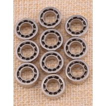LETAOSK New 10Pcs High Speed Bearing R188 Hybrid Inline Open Design Low Maintenance for Finger Hand Spinner Toy
