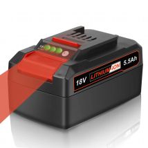 KUNLUN 18V 5,5Ah Akku Kompatibel mit Einhell X-ChangeH Power, Einhell 18V Power X-ChangeH Kabellosen Werkzeugen und Gartenmaschinen