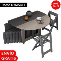 Fashion folding dining table furniture yemek masasi multifunctional round  dining table with 4 chairs