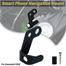 Motorrad-Telefonhalterung für Kawasaki Ninja ZX-6R ZX636 GPS-Navigationshalterung, Aluminiumlegierung, Motorradzubehör 2017-2024 2025