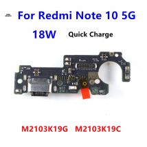 Cavo flessibile con porta di ricarica USB da 18W e connettore dock per Xiaomi Redmi Note 10 5G, scheda di ricarica M2103K19G