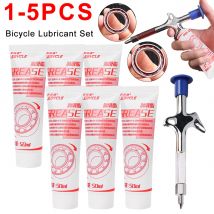 1–10 Stück Fahrradfett für Lager, 50 ml, Hochleistungs-Kettenöl, ultraschnelles Fahrradkettenschmiermittel, nasses Kettenschmiermittel + Ölenwerkzeug