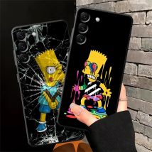 Hülle für Samsung Galaxy A26 A72 A36 A22 A52 A51 A73 A24 A55 A41 A23 A53 A35 A32 A25 A71 Weiche Handyhülle Niedliche S-Simpsons Cartoon