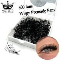 500 Stück 5D 7D 9D Pointy Base Wispy Promade Volumen-Wimpernfächer, Wispy Extensions, lose Fächer, Sandwich-Spikes, künstliche Wimpernverlängerung