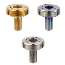 Kurbel schrauben aus Titan legierung 8x15mm Fahrrad Tretlager Achsen Kurbel schraube Fahrräder Vierkant kegel Tretlager Befestigungs schrauben