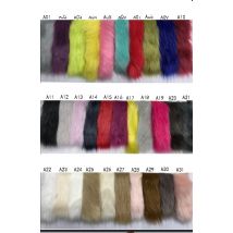Gute qualität pile 3-3,5 cm nachahmung fuchs fell, plüsch stoff kleidung kragen pelz Teppich Materialien, 160 cm X 45 cm (halbe elle)/stücke
