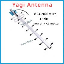 ZQTMAX 13dB Yagi Antenna 824-960MHz For cell phone signal booster 800 / 850 / 900 MHz CDMA GSM Repeater 2g 4g mobile amplifier