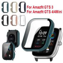 Vetro temperato + Custodia per orologio per Amazfit GTS 4 GTS4 Mini Protezione schermo Cover Paraurti per Huami Amazfit GTS 3 Custodie Accessori