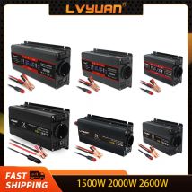Auto Inverter 12V 220V Potenza 1500W/2000W/2600W Convertitore Presa UE 12 Volt auto Inversor12v 220 v Trasformatore Solare