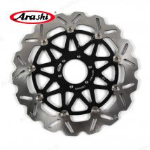ARASHI CNC disco freno flottante rotore freno anteriore per YAMAHA SRX 400 1991 / SZR 660 1995 1996 1997 1998 1999 2000 2001 alluminio