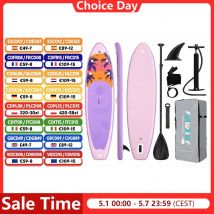 FunWater Stand Up Paddle Board 335*83*15CM Gonfiabile Paddle Board Tavola da surf Antiscivolo Sport acquatici Paddle Board con accessorio