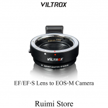 Viltrox EF-EOSM Elektronischer Autofokus-Objektivadapter für Canon EOS EF/EF-S-Objektiv auf EOS M EF-M M2 M3 M5 M6 M10 M50 M100 Kamera