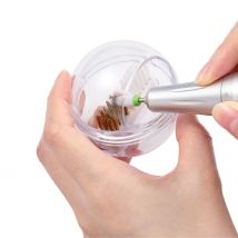 Nagel Bohrer Bits Reinigung Pinsel Set Kupfer Draht Polieren Entfernen Staub Schleifen Kopf Weichen Pinsel Reiniger Nail art Werkzeuge Zubehör