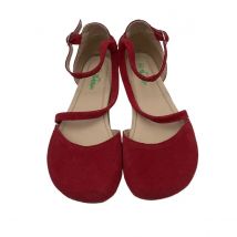 Tipsietoes New Sprinng Summer Barefoot Genuine Leather Flat Sandals Women With Soft Sole Zero Drop Wider Toes Box LIght Weight