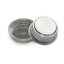 Cestello filtro caffè pressurizzato a doppio strato da 51 mm Cestello filtro riutilizzabile per caffè in acciaio inossidabile Tazza pressurizzata porosa per portafiltro