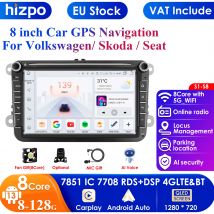 4 + 64 Carplay Android Autoradio GPS per VW Caddy Polo Golf 5 6 Plus Passat B6 Jetta Tiguan Touran Sharan Scirocco Eos Seat Stereo