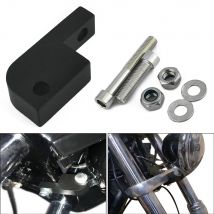 Motorrad Scheinwerfer Verlängerung Block Kit Für Harley Dyna Super Glide FXDF FXDB FXDWG 39-49mm Gabel Scheinwerfer Umzug halterung