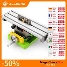 ALLSOME MINIQ BG6350 multifunzione morsa per trapano tavolo di lavoro Mini fresatrice di precisione piano di lavoro HT2747