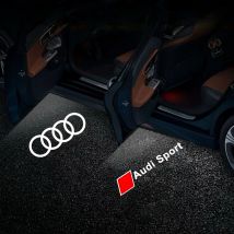 Porta auto Benvenuto Luce Lampada per proiettore a Led per Audi A3 A4 B8 8P Q5 B7 RS5 B6 RS6 RS7 B9 SLINE RS RS3 Q3 Q7 S3 S4 S7 S5 SQ5 S6 A8
