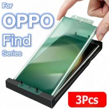Pellicola ceramica da 3 pezzi per OPPO Find X8 Pro X7 Ultra X6 X5 X3 X2 Pro protezione schermo protettiva con kit di installazione, non in vetro temperato
