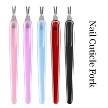 1PC/5PCS Nail Cuticle Pusher Narzędzia do usuwania skórek ze stali nierdzewnej do paznokci Widelec do martwego naskórka Nipper Pusher Manicure Trimmer