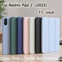 Silikonhülle für Redmi Pad 2 2025, 11 Zoll, leichte Schutzhülle mit Standfunktion und automatischer Schlaf-/Wachfunktion