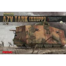 Meng TS-017 1/35 Deutscher A7V Panzer (Krupp-Typ) Schweres Angriffs-Panzerfahrzeug Plastikmodellbausatz