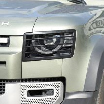 Stainless Steel Car Headlight Lampshade Protection Net Cover For Land Rover Defender 90 110 2020-25 Accessories Car Modification
