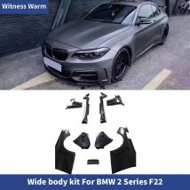 For BMW 2 Series F22 m235 FRP Carbon Fiber Wide Body Kit Side Skirts Car Wheel Eyebrows Fender Car modification 2014+