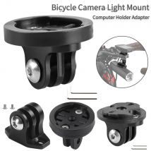 1PC Bike Computer Mount Bicycle Camera Headlight Holder Adapter for Garmin for Gopro Bracket Adapter Fixing Base Connecting Seat