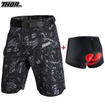 THORSOL 2025 Cycling Team Shorts Summer Mtb Pants Men Mountain Bike Shorts Bicycle Culottes Road Racing Motorcycle Cargo Bottoms