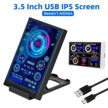 Schermo secondario IPS tipo C da 3.5 pollici per Computer CPU GPU RAM HDD Display 320*480 Monitor