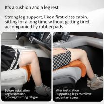 Car Seat Leg Support Extension for Tesla Model 3 Y S X Auto Seat Extender Leg Cushion Memory Foam Seat Padding Mat Accessories
