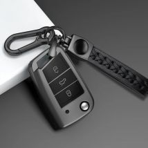 TPU for VW GOLF 7 MK7 SKODA SEAT 2015 2016 OCTAVIA COMBI LEON IBIZA CUPTRA Flip Folding Remote Car Key Case Cover Accessories
